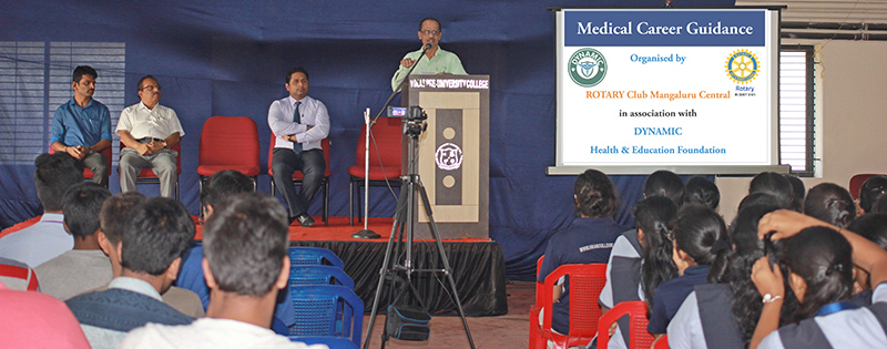 ವಿಕಾಸ್ ಕಾಲೇಜಿನಲ್ಲಿ ಡಾ.ಸಜ್ಜನ್ ಮಡಪ್ಪಾಡಿಯವರಿಂದ ವಿದ್ಯಾರ್ಥಿಗಳಿಗೆ ಮಾರ್ಗದರ್ಶನ